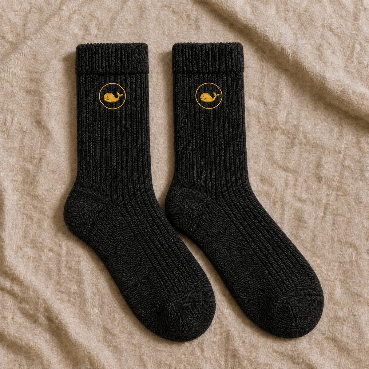 The Winter Pair — Ribbed Crew Socks