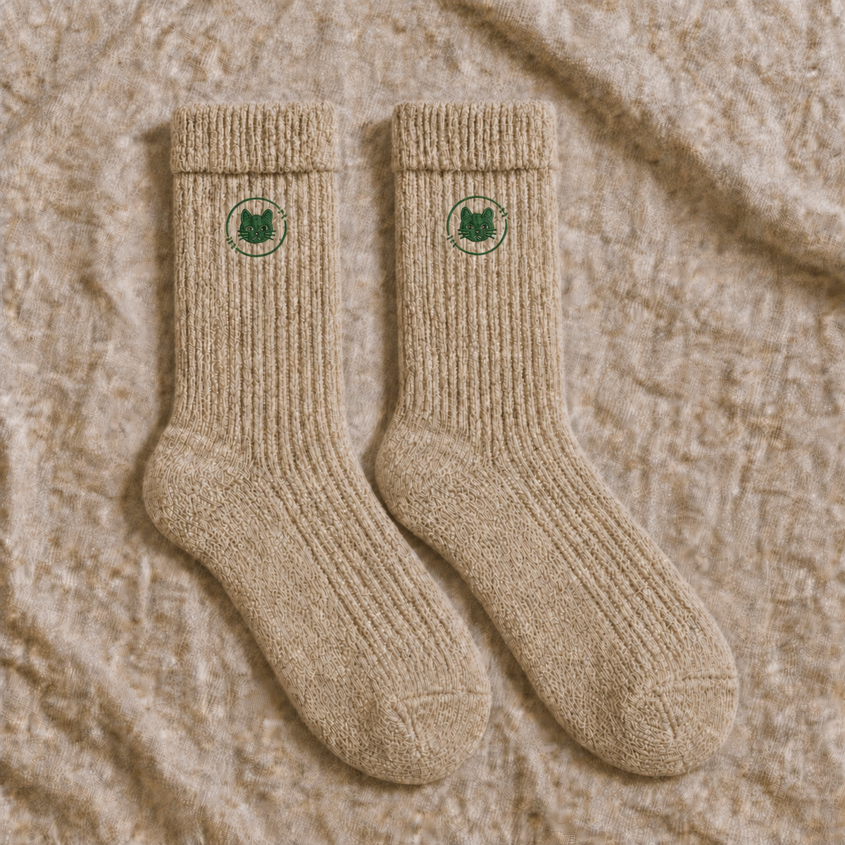 The Winter Pair — Ribbed Crew Socks